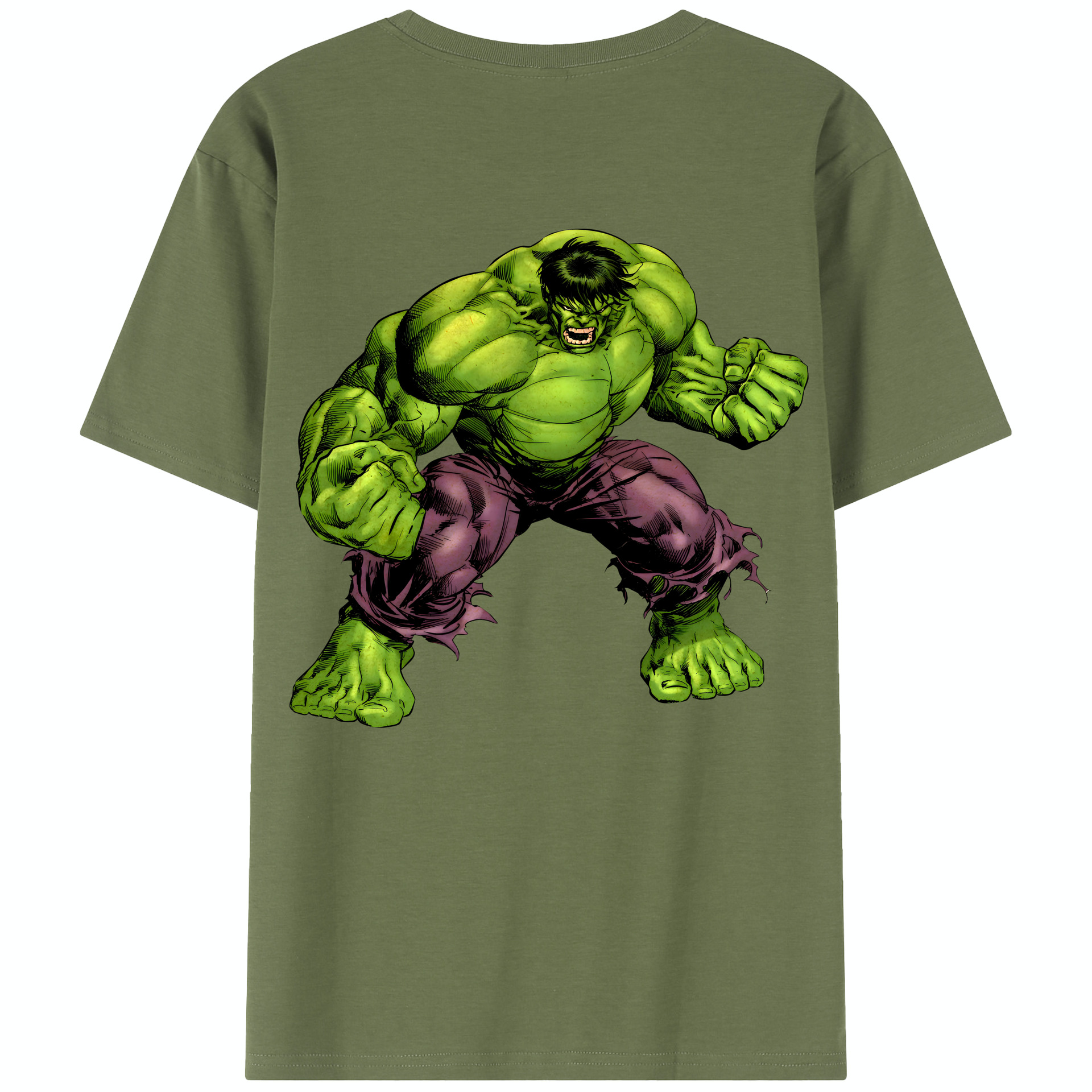 （画像用） アベンジャーズ The Avengers 綿100％半袖Tシャツ（背面プリント）